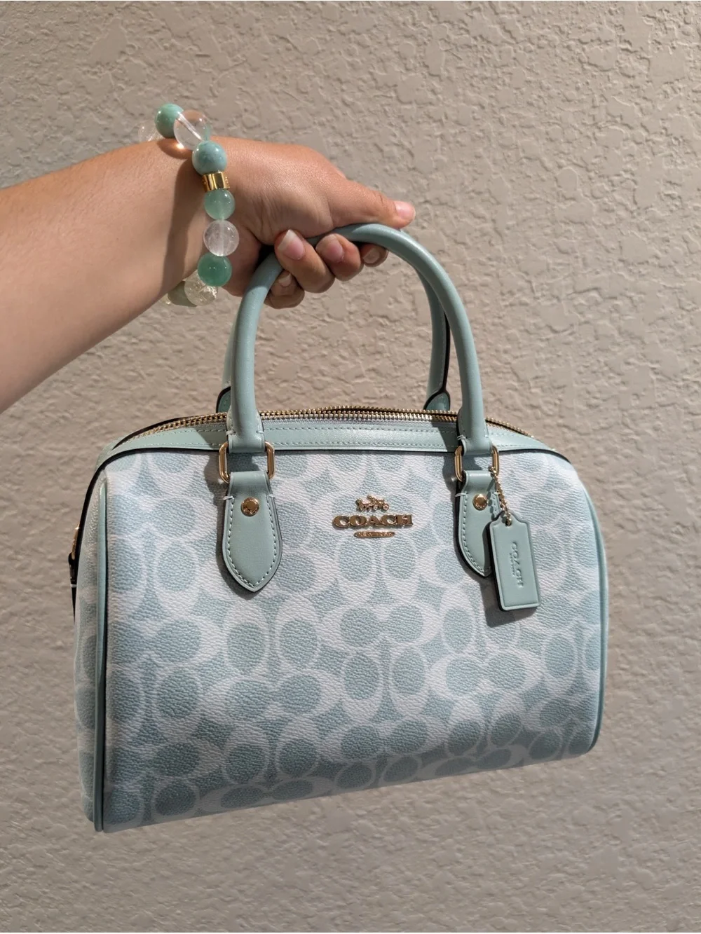 Coach Medium Rowan in Light Blue